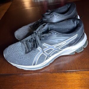 ASICS Men's Black and Gray Athletic Shoes NO BOX